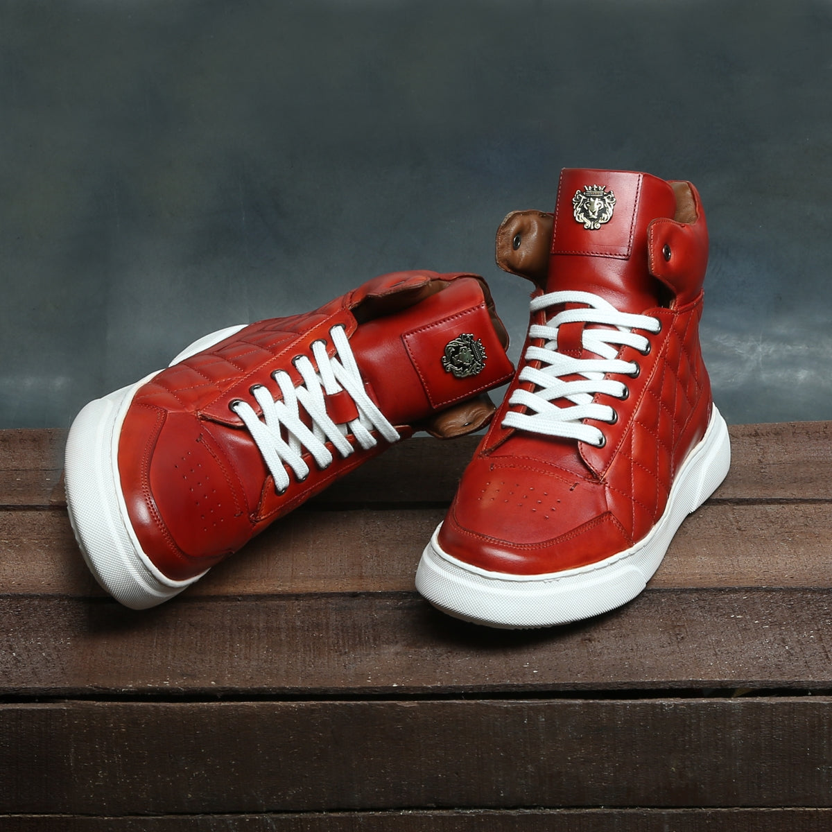 No Fade Men Red Color Eva Sneaker Shoes at Best Price in Delhi | Phagun Mal  & Sons